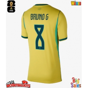Brazil Bruno Guimaraes #8 Replica Home Stadium Shirt for Women World Cup 2026 Short Sleeve